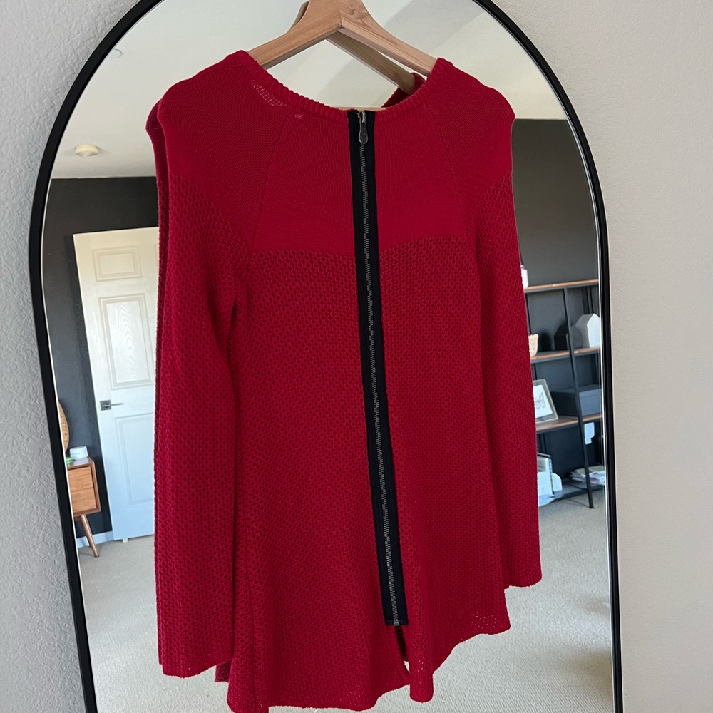 Red sweater